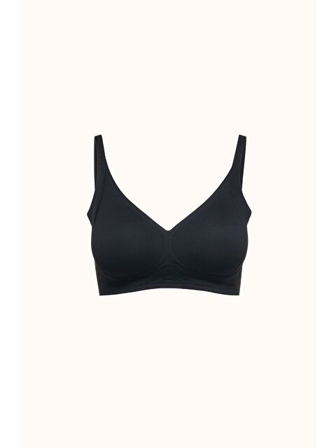 C&City Balensiz Dikişsiz Lazer Kesim Pedli Sütyen Cc416 Siyah