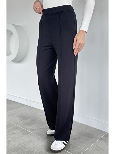 Gülseli Kadın Çimalı Bol Paça Pantolon - S000491621-19351