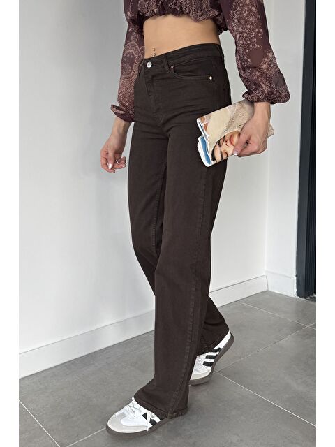 Gülseli Kadın Yüksek Bel Elastanlı Palazzo Pantolon - S000491625-19413