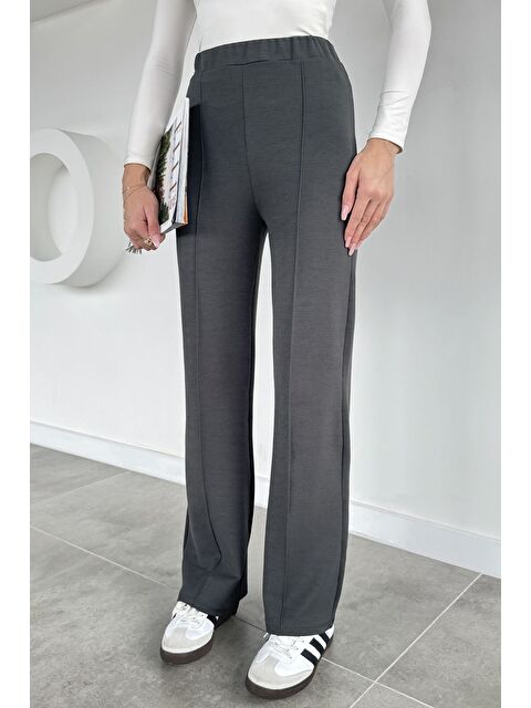 Gülseli Kadın Çimalı Bol Paça Pantolon - S000491624-33408