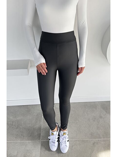 Gülseli Kadın Şardonlu Deri Tayt - S000469715-19351