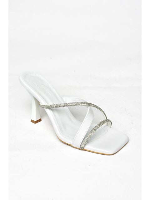 Fox Shoes S5903331 Beyaz Kadın Terlik - S000152387-20063