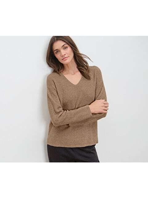 Tchibo Kadın Kazak, Kalın Örgülü, Devetüyü - S000486042-20472