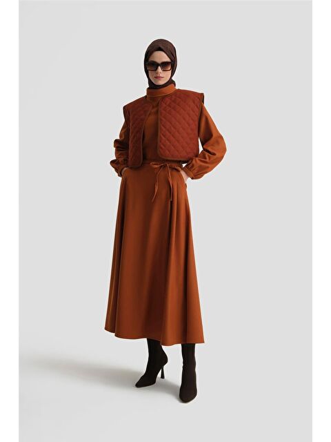 ARMİNE Yelekli Takım 24K6907 Kiremit - S000353603-19413