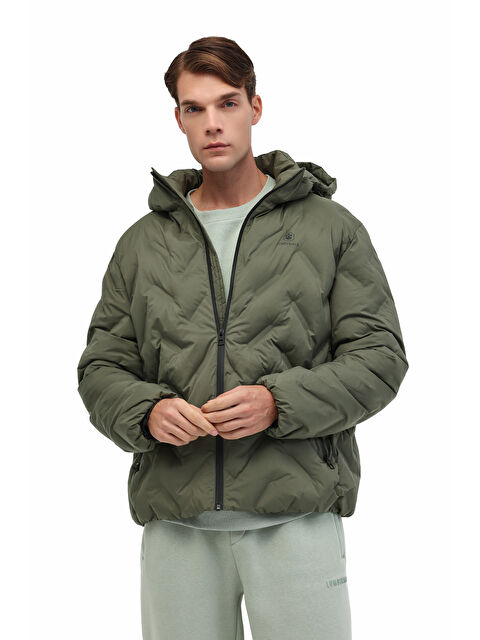 Lumberjack ML HENRY COAT 25N17 5PR Haki Erkek Kısa Şişme Mont - S000471619-18547