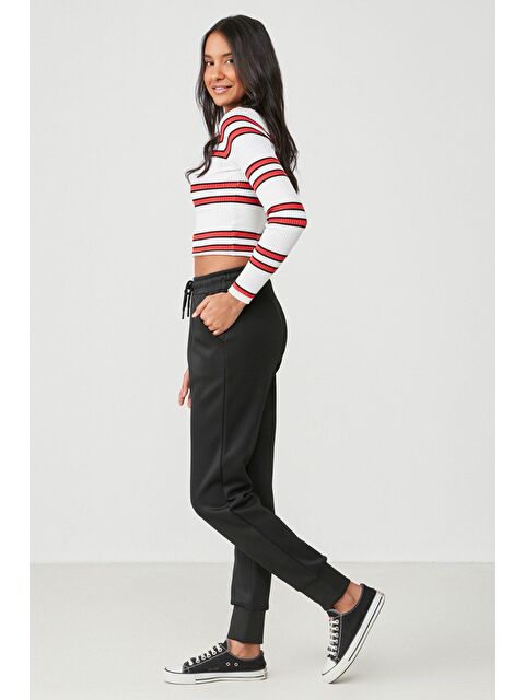 C&City Manşet Paça Eşofman Altı 803 Siyah - S000216056-19351