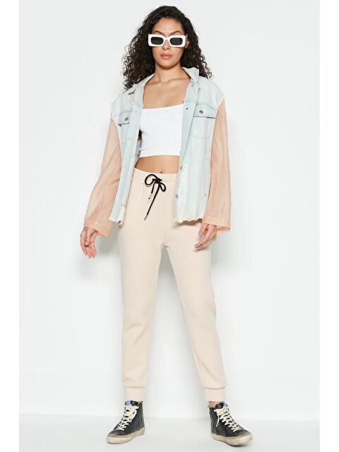 C&City Manşet Paça Eşofman Altı 803 Krem - S000216056-19966