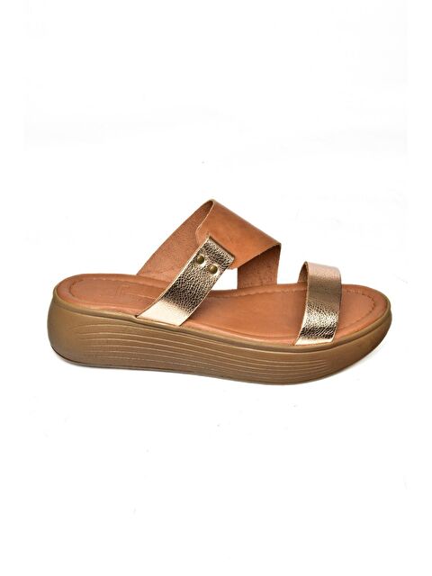 Fox Shoes S2910597 Taba/Bakır Kadın Terlik - S000152389-37454