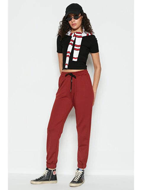 C&City Basic Jogger Eşofman Altı 802 Kiremit - S000216057-18657