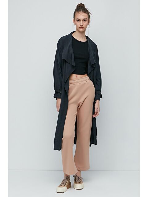 C&City Wide Leg İspanyol Paça Eşofman Altı 904 Krem - S000216109-19966