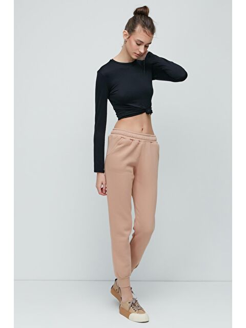 C&City Manşet Paça Eşofman Altı 903 Krem - S000216112-19966