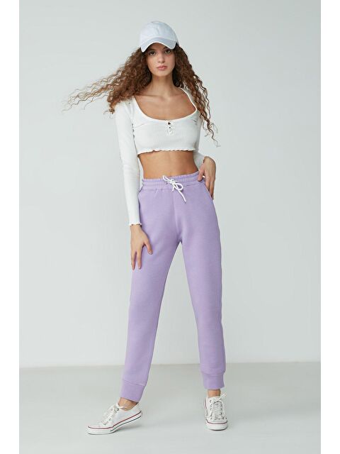 C&City Manşet Paça Eşofman Altı 903 Lila - S000216112-17878