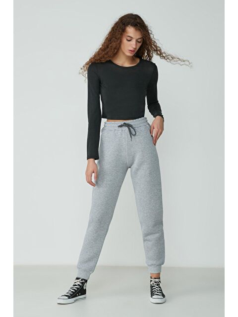 C&City Manşet Paça Eşofman Altı 903 Gri - S000216112-20600