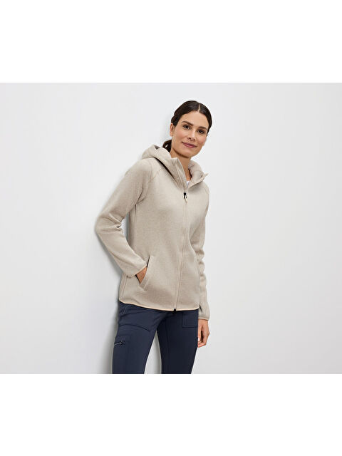 Tchibo Kadın Örgü Polar Ceket, , Krem - S000486052-19966