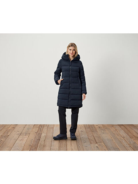 Tchibo Kadın Kapitone Mont, , Mavi - S000486056-17234