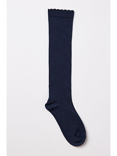 Katia And Bony Pamuklu Dizaltı Çocuk Çorap Lacivert - S000237786-21164