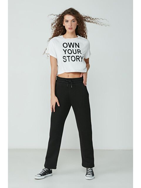 C&City Düz Paça Eşofman Altı 901 Siyah - S000216110-19351