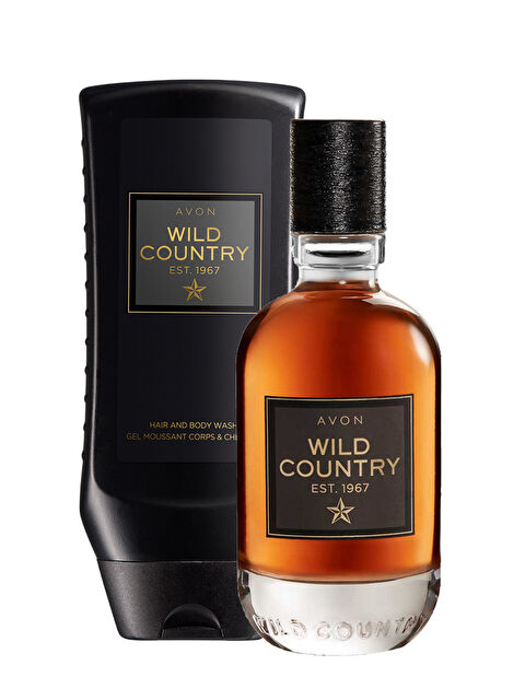 AVON Wild Country Erkek Parfüm ve Saç ve Vücut Şampuanı Paketi - S000512092-10231