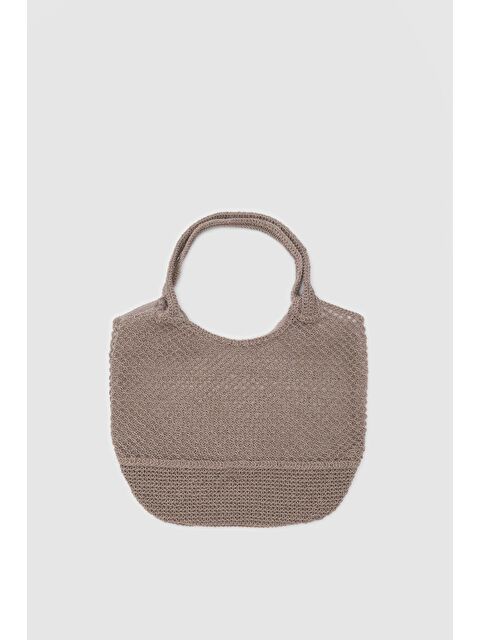 Shulebags Casya Makrome Omuz Çantası Bej - S000423596-19928