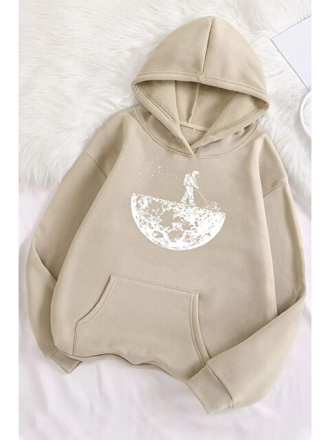 uyguntarz Unisex Uzay Temalı Sweatshirt - S000268354-19928