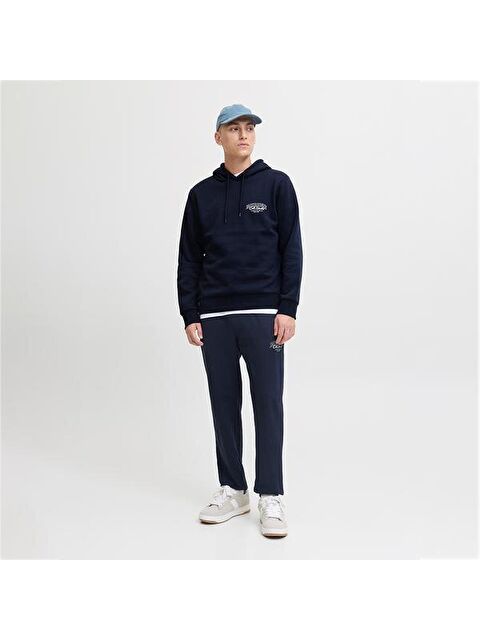 Jack & Jones Jack&Jones Makoto Erkek Lacivert Kapüşonlu Sweatshirt - S000522214-21164