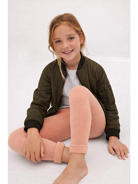 Katia And Bony İçi Havlu Çocuk Tayt Somon - S000133275-33408