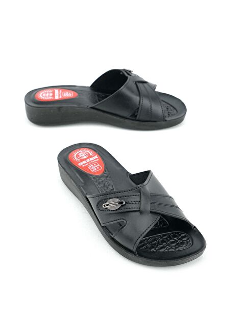 Gezer Kadın Yazlık Suni Deri Rahat Taban Günlük Terlik - S000180971-19351