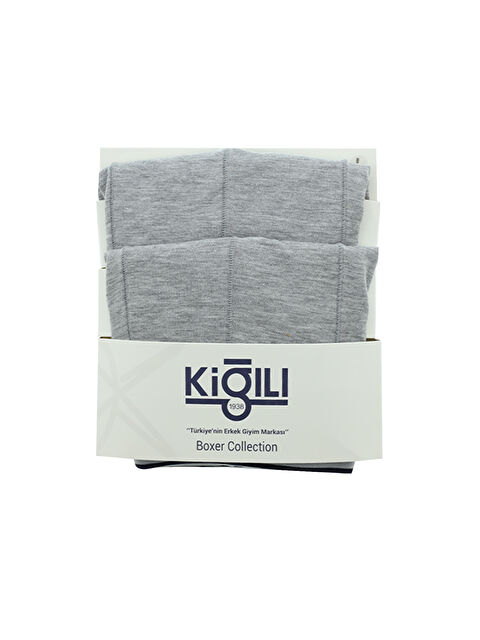 Kiğılı 2'li Pamuklu Süprem Boxer Seti