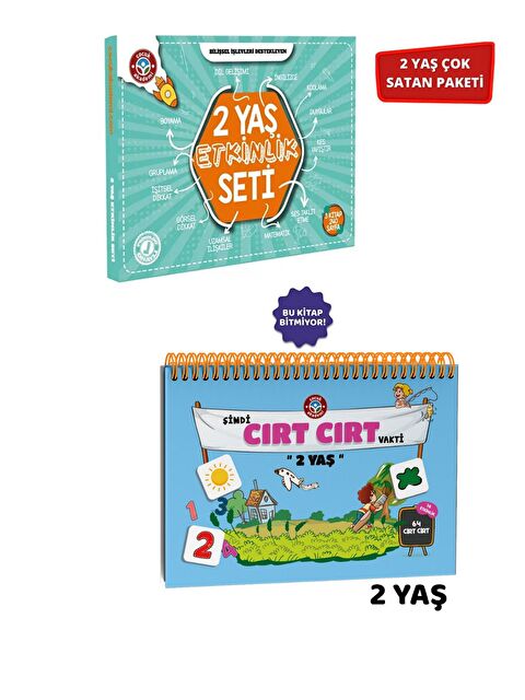 Çocuk Akademi 2 Yaş Etkinlik Seti Ve 2 Yaş Cırt Cırtlı Vakti Ikili Paket - S000279921-20063