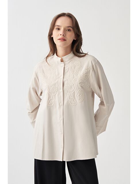 ALLDAY Taş-Nakış Detaylı Gömlek