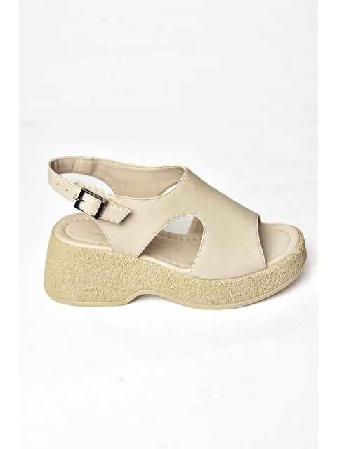 Fox Shoes S9969450 Bej Kadın Sandalet - S000152394-19928