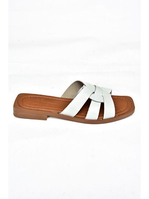 Fox Shoes S2910456 Beyaz Kadın Terlik - S000152391-20063