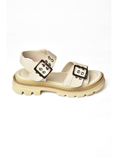 Fox Shoes S9960740 Bej Kadın Sandalet - S000152396-19928