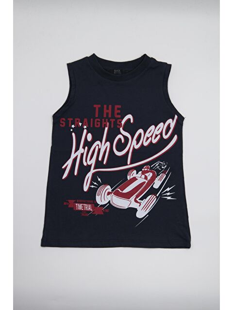 Chandraswear Erkek Çocuk Kolsuz Tshirt Lacivert - Tara - S000212783-21164