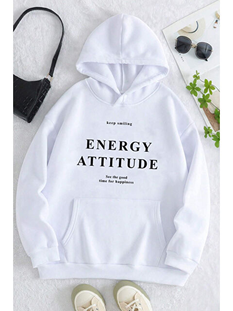 uyguntarz Energy Baskılı Oversize Sweatshirt - S000267473-20063