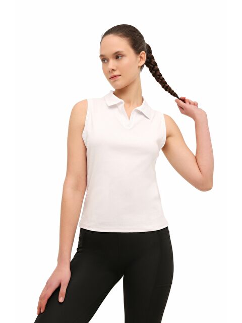 Kinetix WB POLO YAKA 10MDK212 5FX Ekru Kadın Atlet