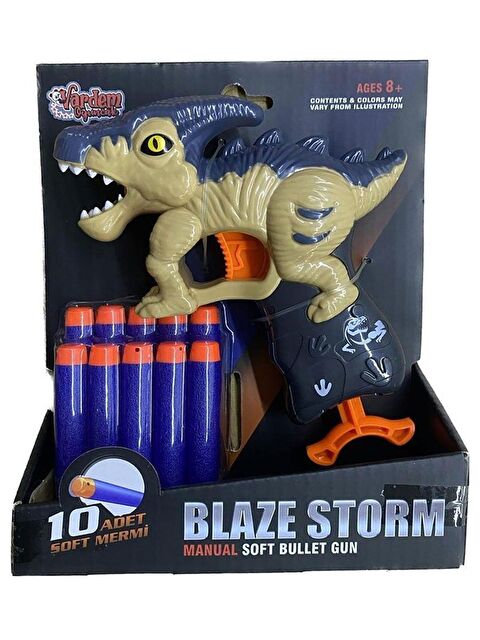 Vardem Yumusak Mermılı Dınozor Müzikli Ve Işıklı Oyuncaklar - Gri