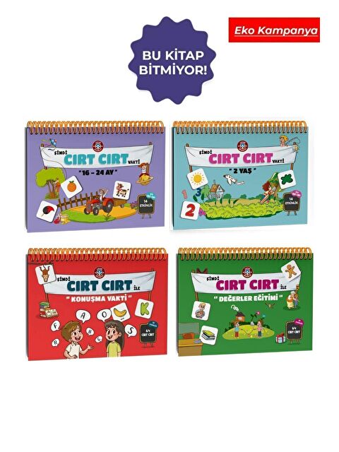 Çocuk Akademi Şimdi Cırt Cırt Serisi 16 24   Konuşma   Değerler   2 Yaş Cırt Cırtlı - S000279945-20063
