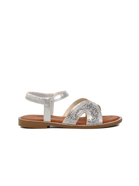 Ayakmod Gümüş İnce Taban Kadın Sandalet 286069 - S000161477-18105