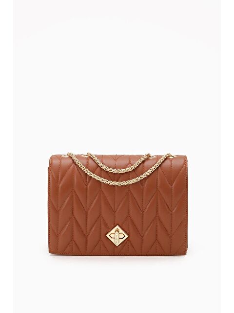 LEVİDOR Taba Kadın Omuz Çantası 930075 - S000420637-37454