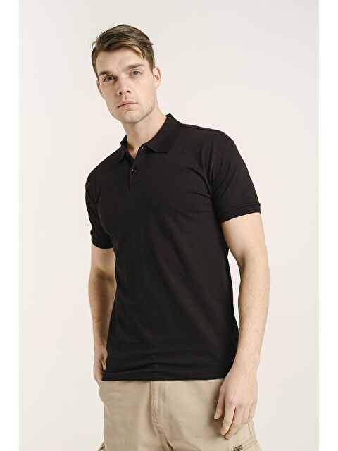 Oksit Alcott Polo Yaka Slim Fit Erkek Tişört - S000124726-19351