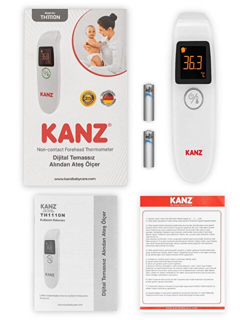 KANZ Dijital Temassız Alından Ateş Ölçer - Standart
