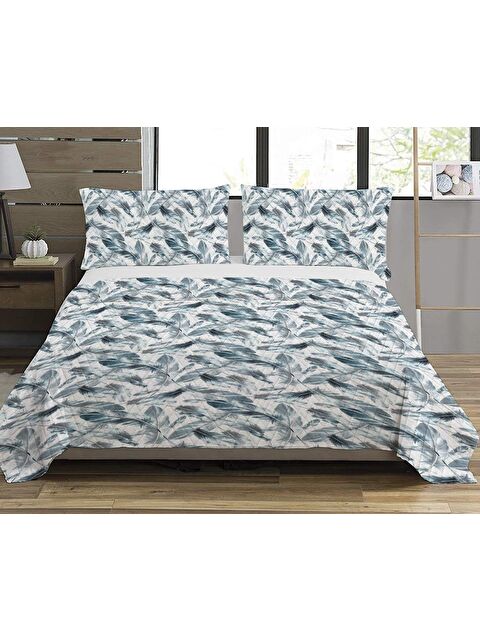 Evmila Baskılı, Desenli Çift Kişilik Baskılı Pike (200x220 Cm) - S000219491-23173