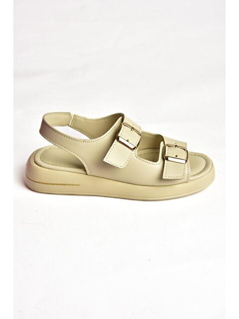 Fox Shoes S5181083 Bej Kadın Sandalet - S000152401-19928