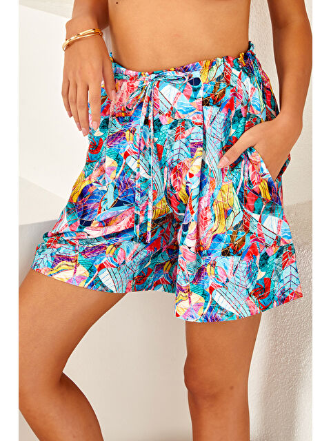 LAPİENO UV Korumalı Kadın Havuz Deniz Şort Mayo 4408 Mint - S000422285-1180