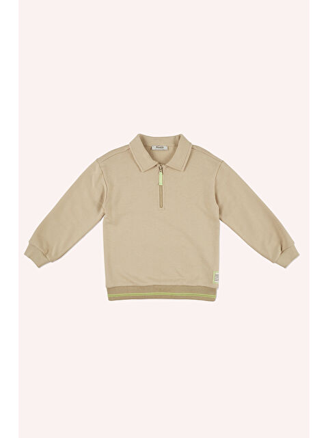 Panço Erkek Çocuk Yakalı Sweatshirt - S000319390-19928