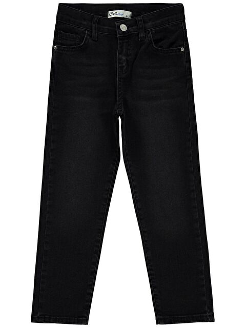 Civil Boys Erkek Çocuk Jean Pantolon 10 13 Yaş Siyah