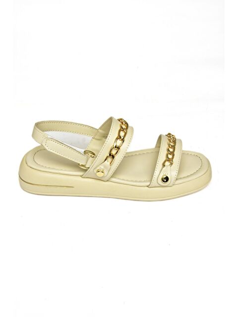Fox Shoes S5181056 Bej Kadın Sandalet - S000152403-19928