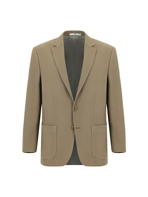 Kiğılı Relax Fit Rahat Kesim Desenli Spor Ceket - S000411778-19928