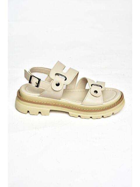 Fox Shoes S9960755 Bej Kadın Sandalet - S000152400-19928